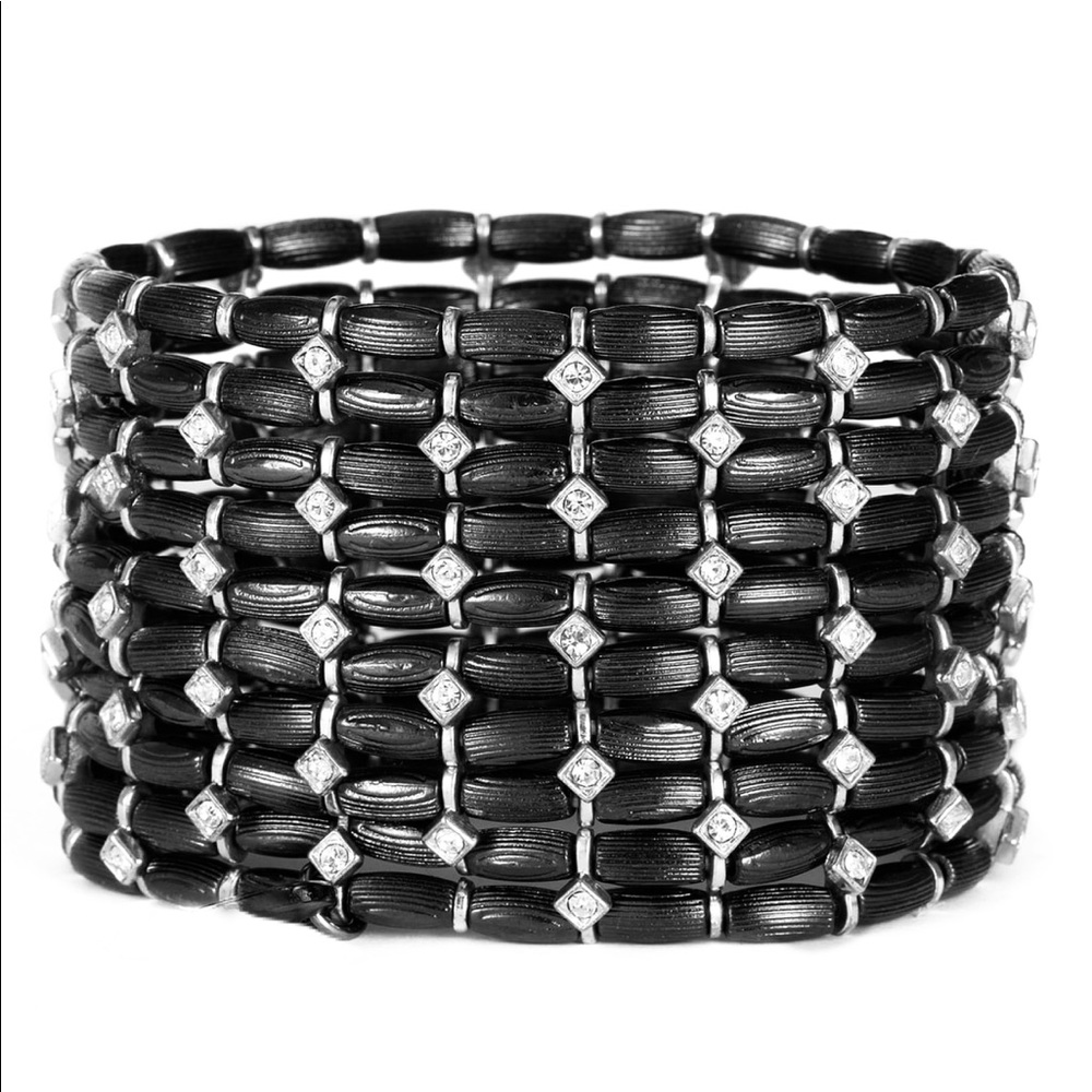 Cara Metal & Crystal Stretch Bracelet